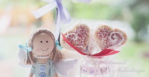 Keks Cookie am Stil Liebe Herzen Marmelade Perlen Hochzeit Taufe Kinder