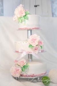 Kuchenkönigin Englische Rosen Hochzeitstorte Vintage Blüten