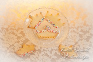 Kuchenkönigin Butter Kekse Cookies Krone Krönchen Crown Backen mit Kindern