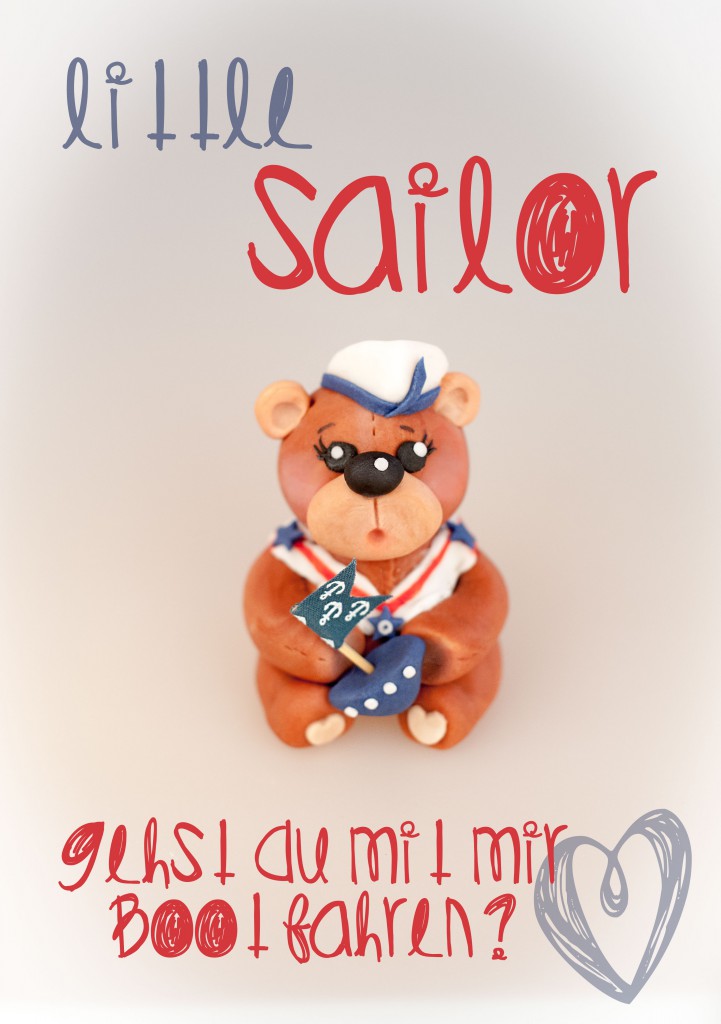 Kuchenkönigin Seebär Sailor Kinder Kindergeburtstag Nautisch Meer See Sea Navy Bear Teddy